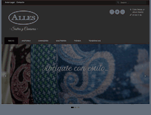 Tablet Screenshot of allescamiseros.com
